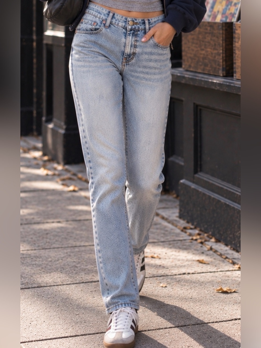 Sasson Skinny Leg Shuffle Jeans Y2K Light Wash Stretch Denim Women’s 7/8